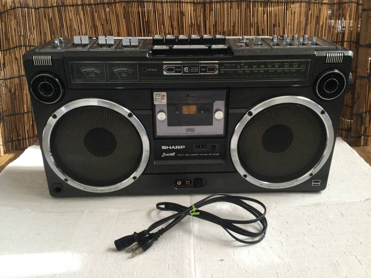 SHARP GF-303SB レトロラジカセ 動作品 昭和ラジカセ SHARP