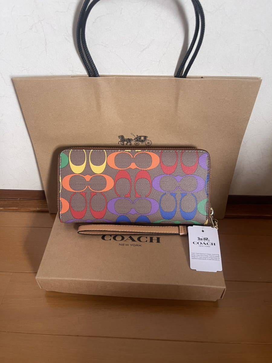 コーチCOACH 長財布 ベージュ レディース C4537 IMMU4〜最新