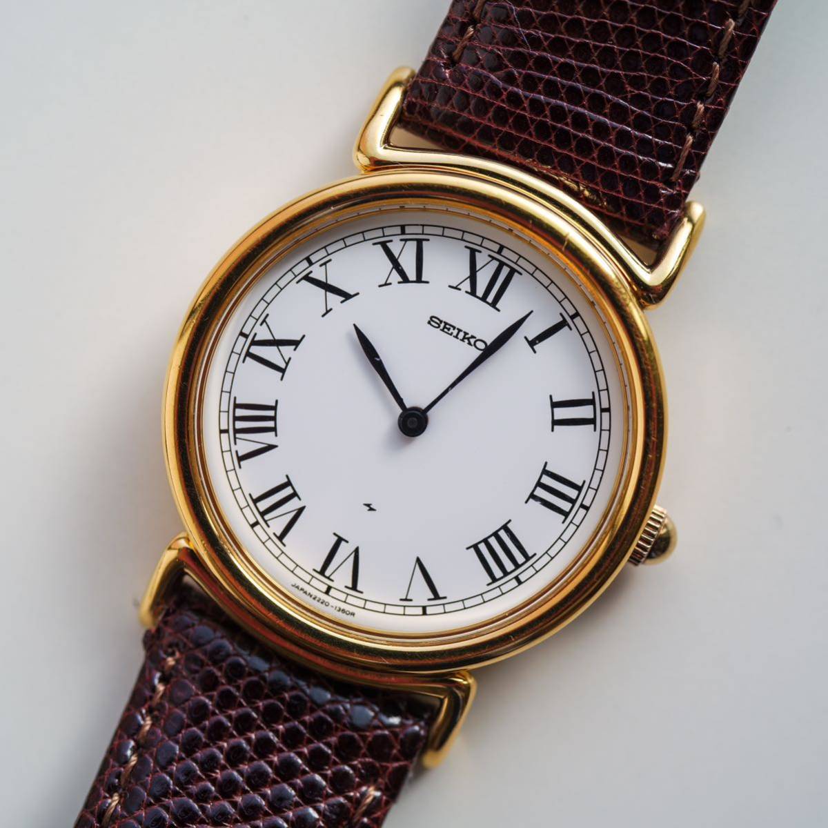 SEIKO セイコー シャリオ ヴィンテージ メンズ 腕時計 ラウンド 