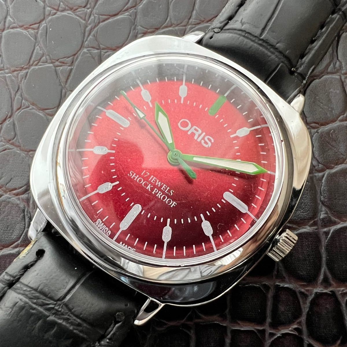 美品・調整済】オリス ORIS ビンテージ 機械式 手巻き ウォッチ 腕時計 