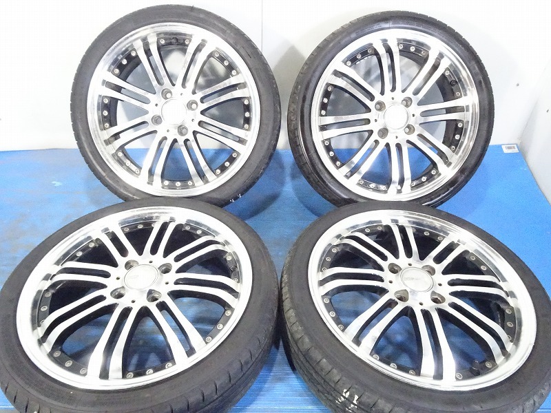 DEEP IMPACT】165/45R16 16x5J +45 4穴 100 中古タイヤホイール 4本 