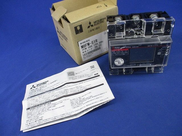 普通電力量計1P3W100V120A50Hz M8FM-S1R