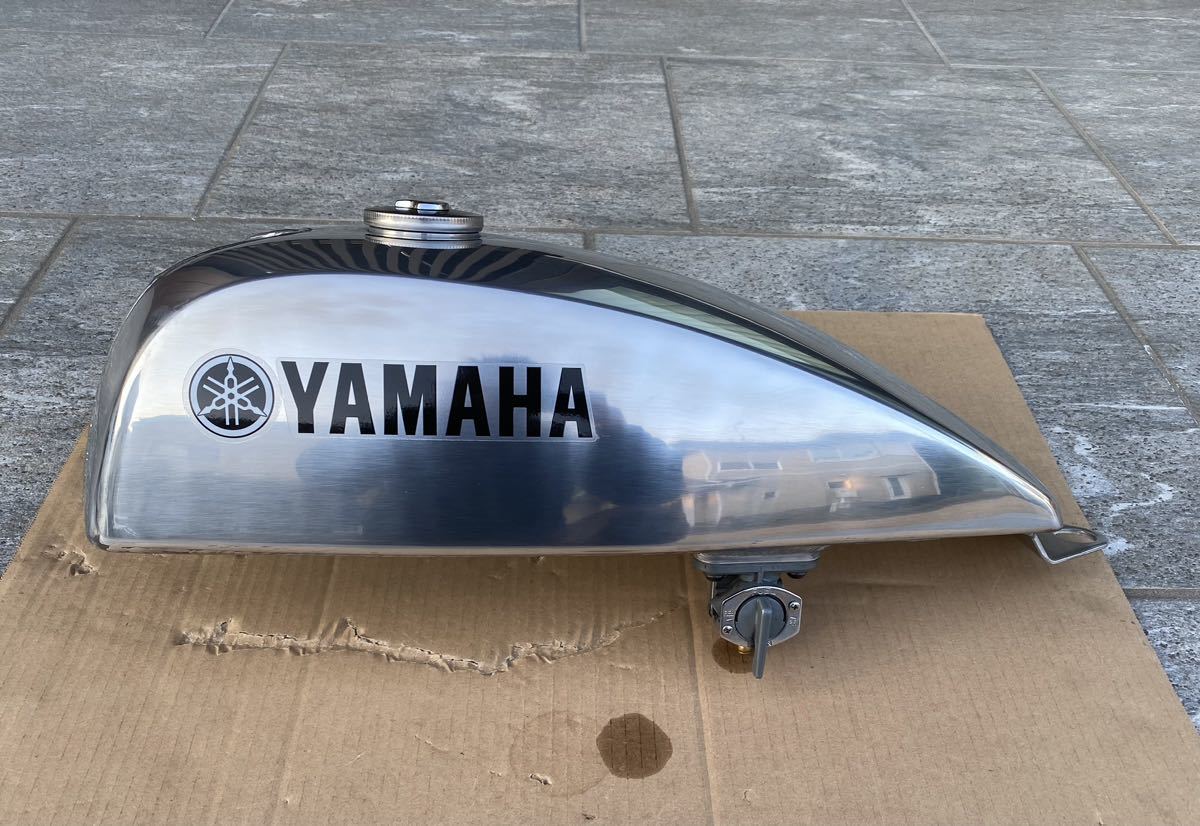 ビッグシーダー SR400/500 XTアルミタンク 仕様 バフ仕上げ BIG CEDAR 