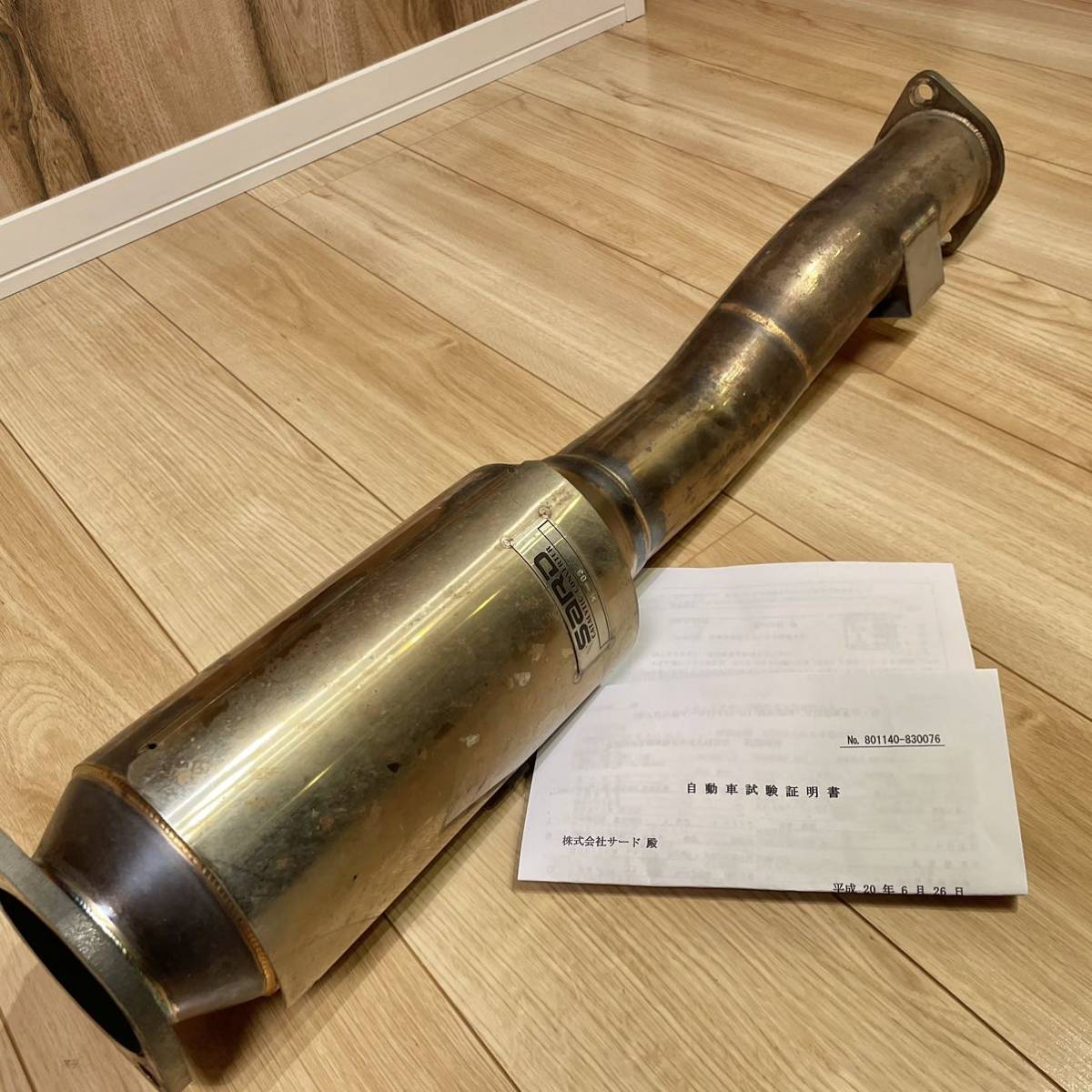 ランサーエボリューションX CZ4A用純正触媒 ランサーエボリューションX 純正触媒 ランサーエボリューションX cz4a