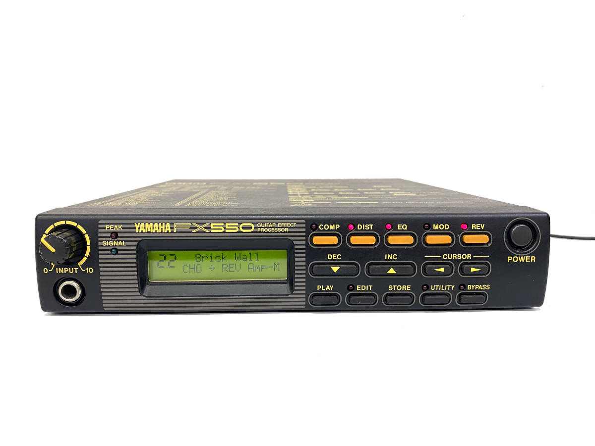 YAMAHA FX550 マルチエフェクター ギター用 アダプター 美品YAMAHA