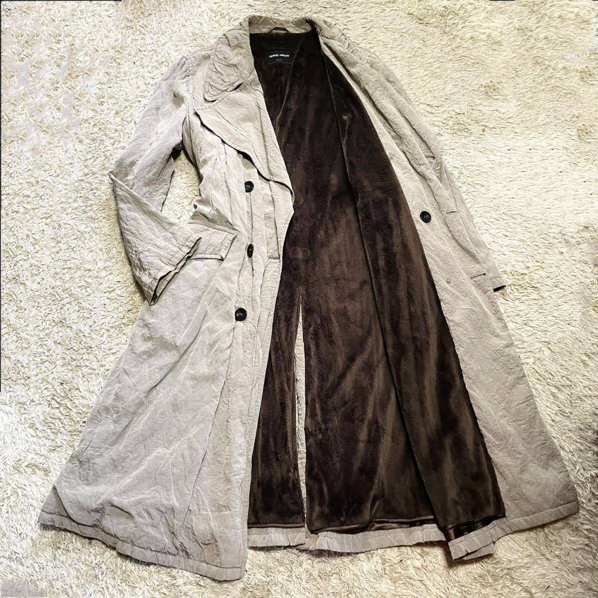 GIORGIO ARMANI トレンチコート ベージュ ジョルジオ・アルマーニ