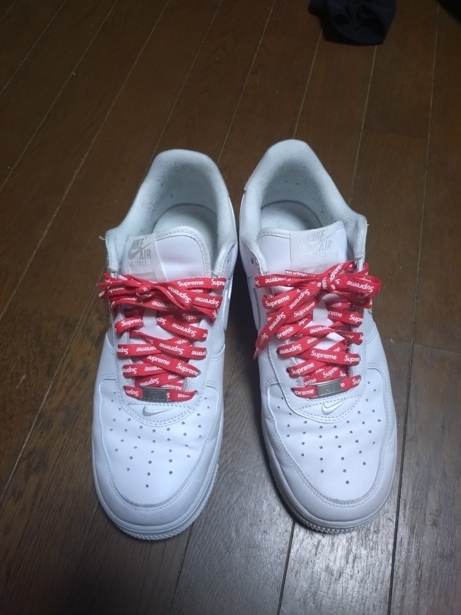 Supreme Nike Air Force 1 Low SP 27.5cm 白