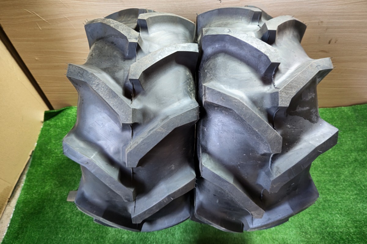 中古タイヤホイール OHTSU 26×10.00-12 8 PR 管理機 耕運機 農業機械 