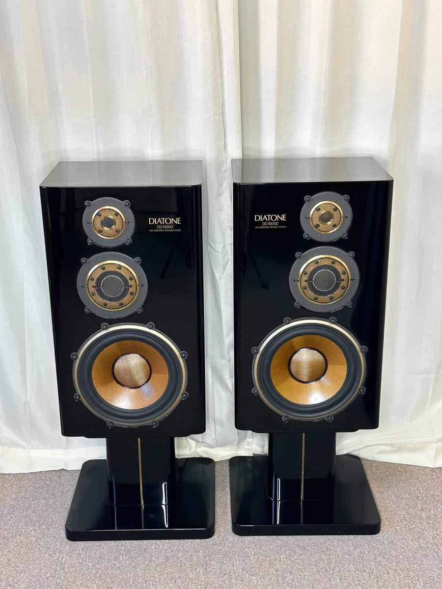 DIATONE DS-10000/DK-10000 スピーカーペア 純正スタンド付 40周年記念