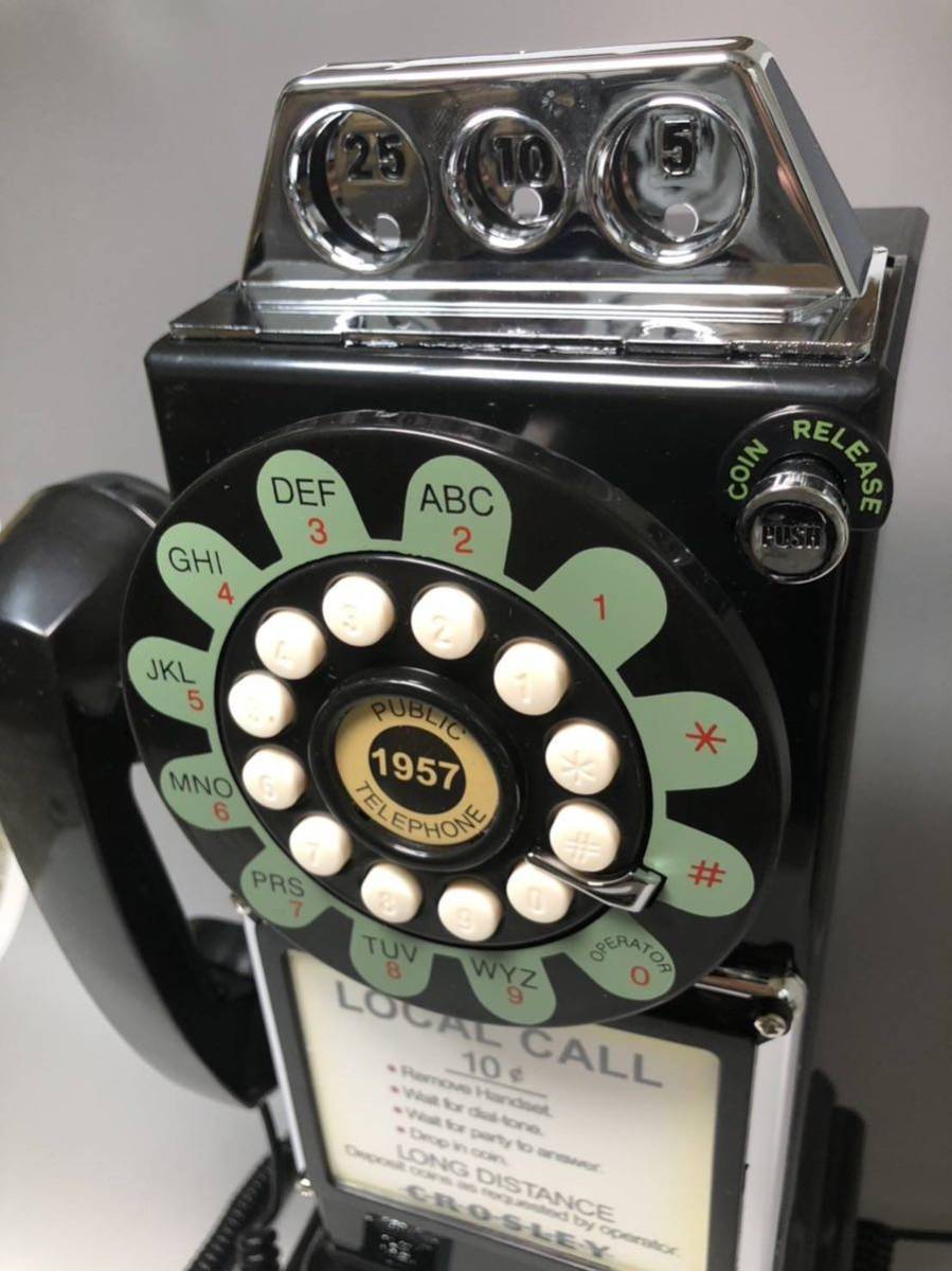 大変貴重☆即日発送☆1950年代アメリカ公衆電話☆レトロ 電話機