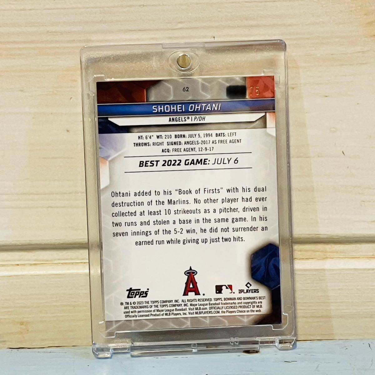 ☆レア☆ 2023 大谷翔平 カード Topps エンゼルスangels Dodgers