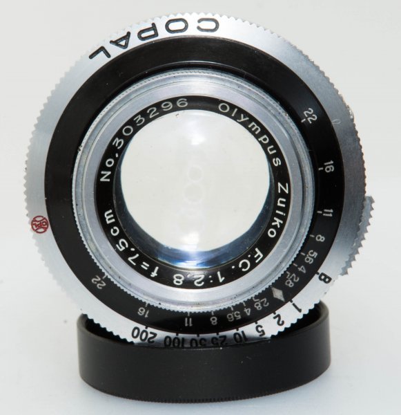 ★改造レンズ★OLYMPUS E.ZUIKO 42mm F2.8 Cマウント 中判レンズ Zuiko F2.8/75mm 【Olympus Six】をM42マウントレンズに