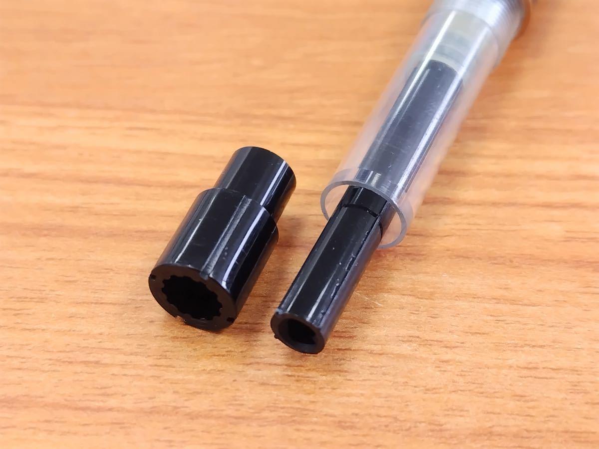 ジャンク品MONTBLANC モンブラン 万年筆 No.221 ペン先585 ボルドー_6