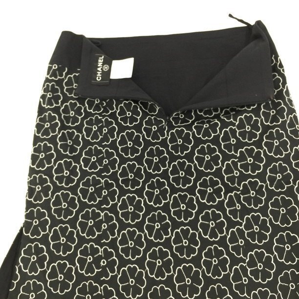 CHANEL シャネル スカート 花柄 04P P22950W03278 B2450 サイズ36