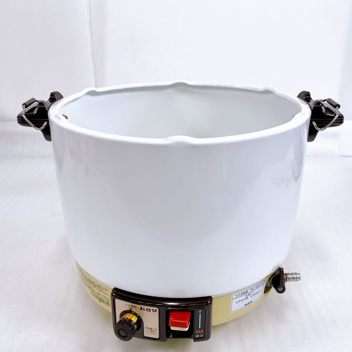 パロマ ガス炊飯器 PR-400F Paloma LPガス用 ホワイト 2升⁄4Lの通販は