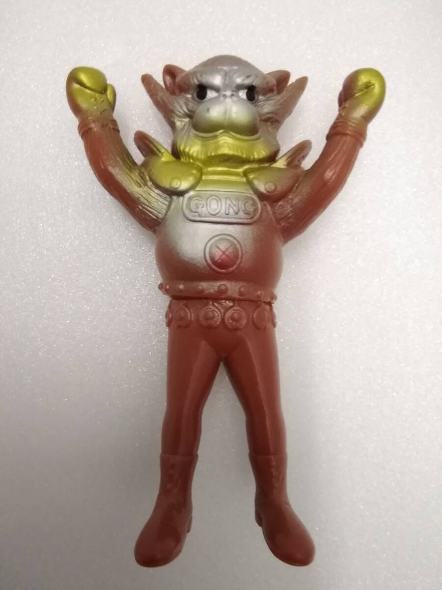 中古○冒険ロックバット○ミニソフビ5体○台紙あり○ブルマァク