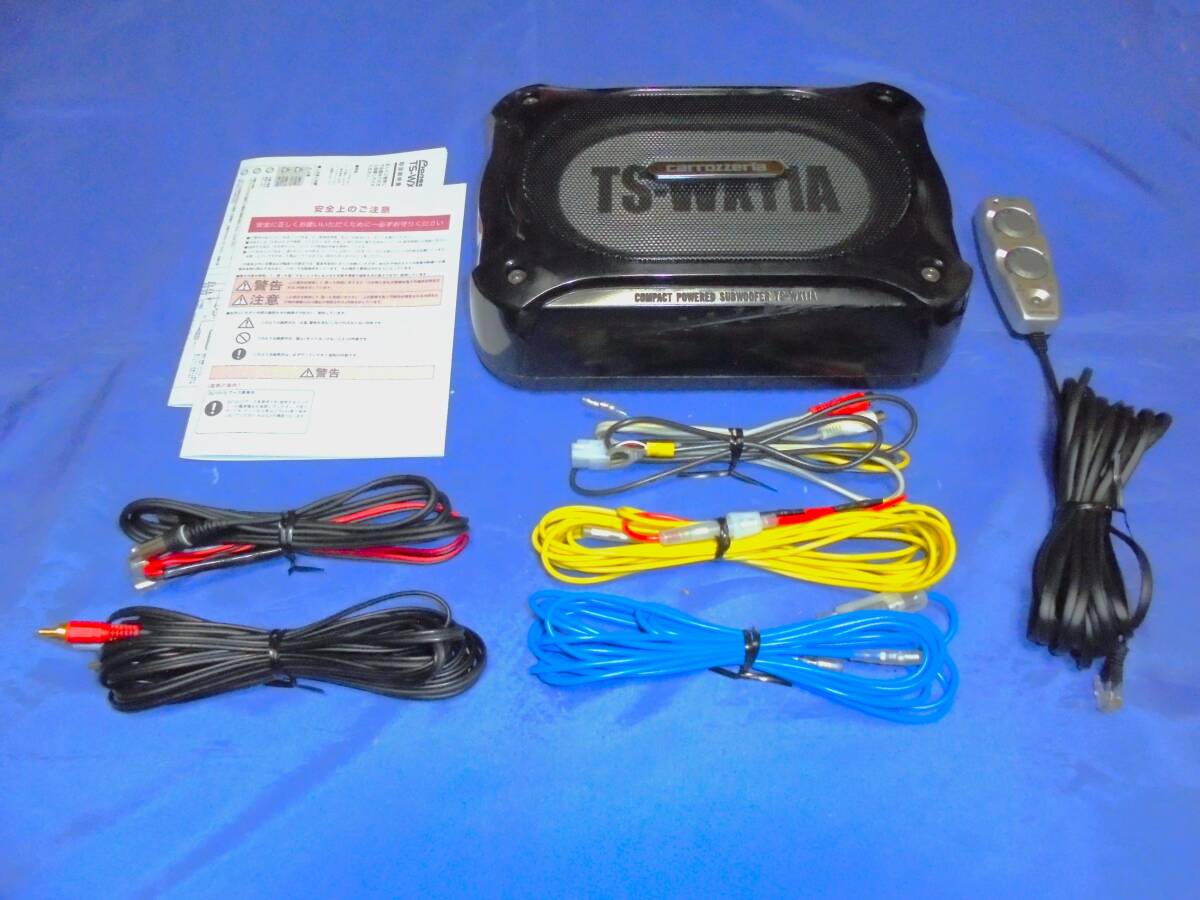 ★carrozzeria カロッツェリア TS-WX11A 21x13cm 150W 純正接続可能 動作良好品 薄型 小型 重低音 ハイパワーアンプ内蔵 即決有り！！★_1