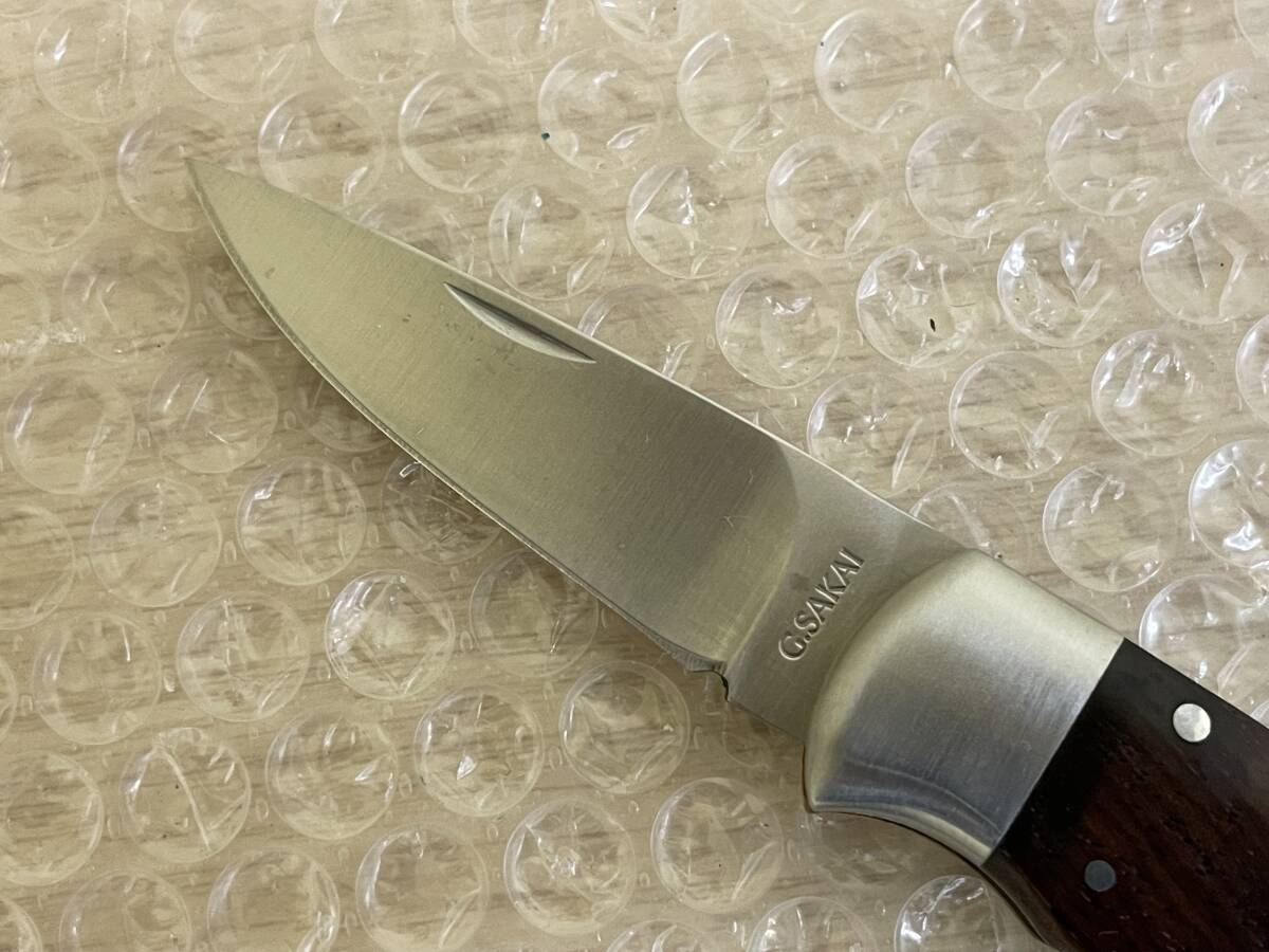 G.SAKAI/Gサカイ/ATS-34/折りたたみナイフ/全長15.2cm/(ナイフ)｜売買