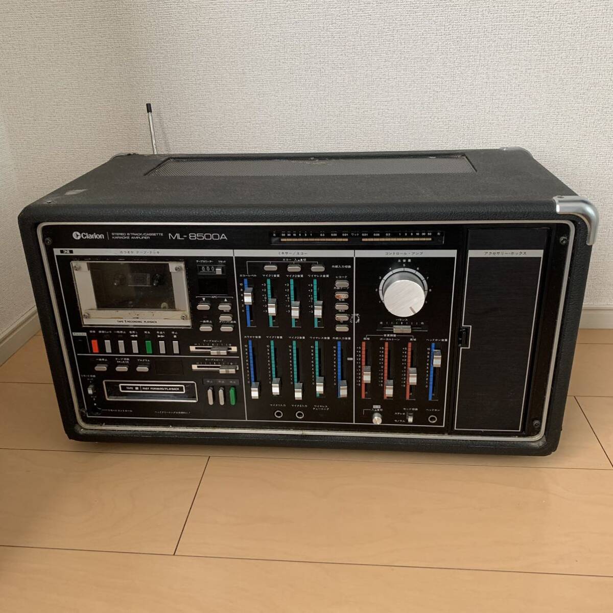 m051）clarion クラリオン ML-8500A 8トラック カセット カラオケ