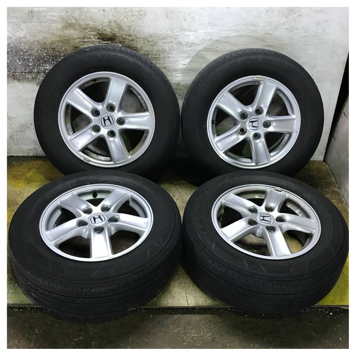 1 BRIDGESTONE REGNO 205/65R15 7分目 ホンダ ステップワゴン 等 *7054 205&frasl;65R15 REGNO BRIDGESTONE [1本] 価格比較 r15の通販