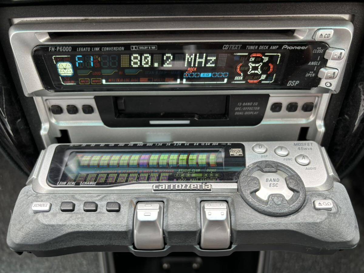 ★希少 カロッツェリア FH-P6000 2DIN CD カセット デッキ リモコン付き CXB3878 Pioneer★_3