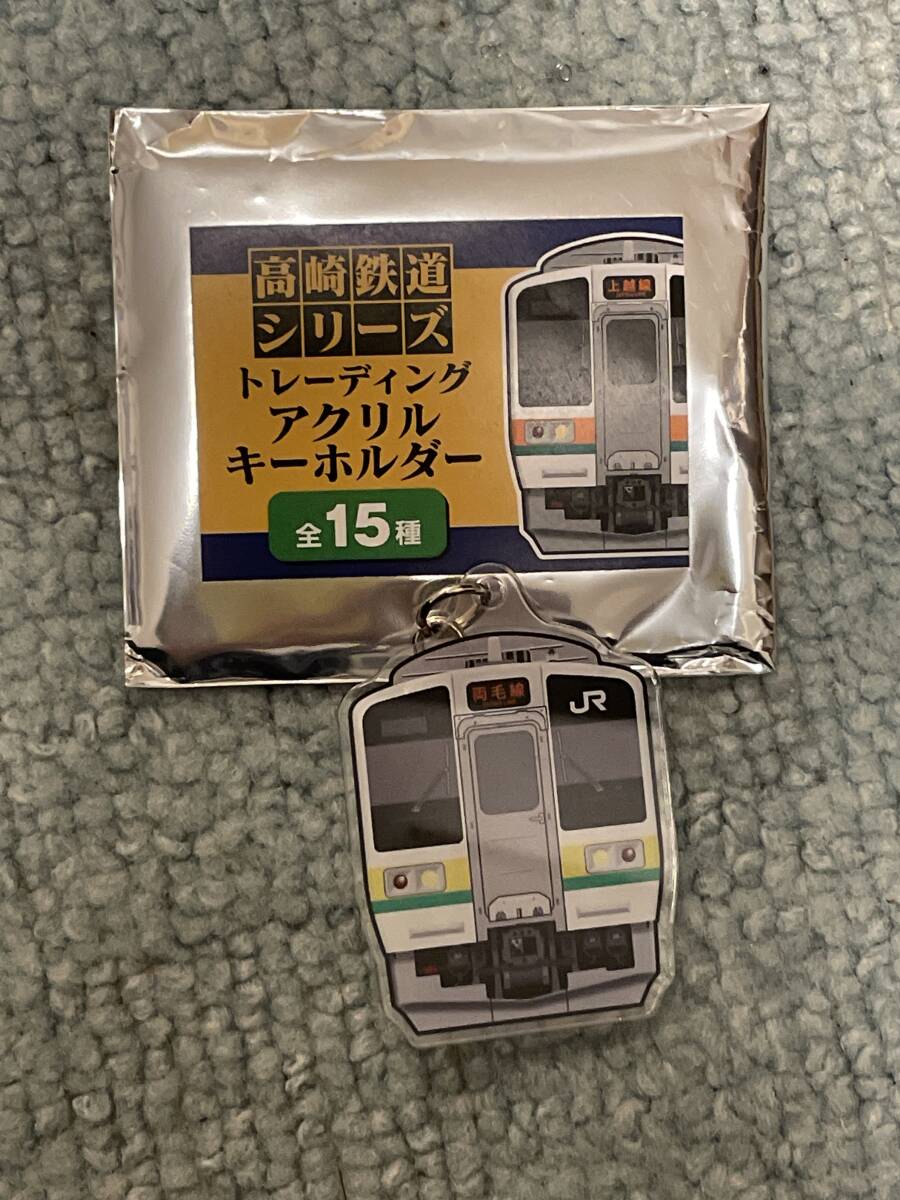 高崎鉄道シリーズ　アクリルキーホルダー　211系　矢矧色　シークレット_1