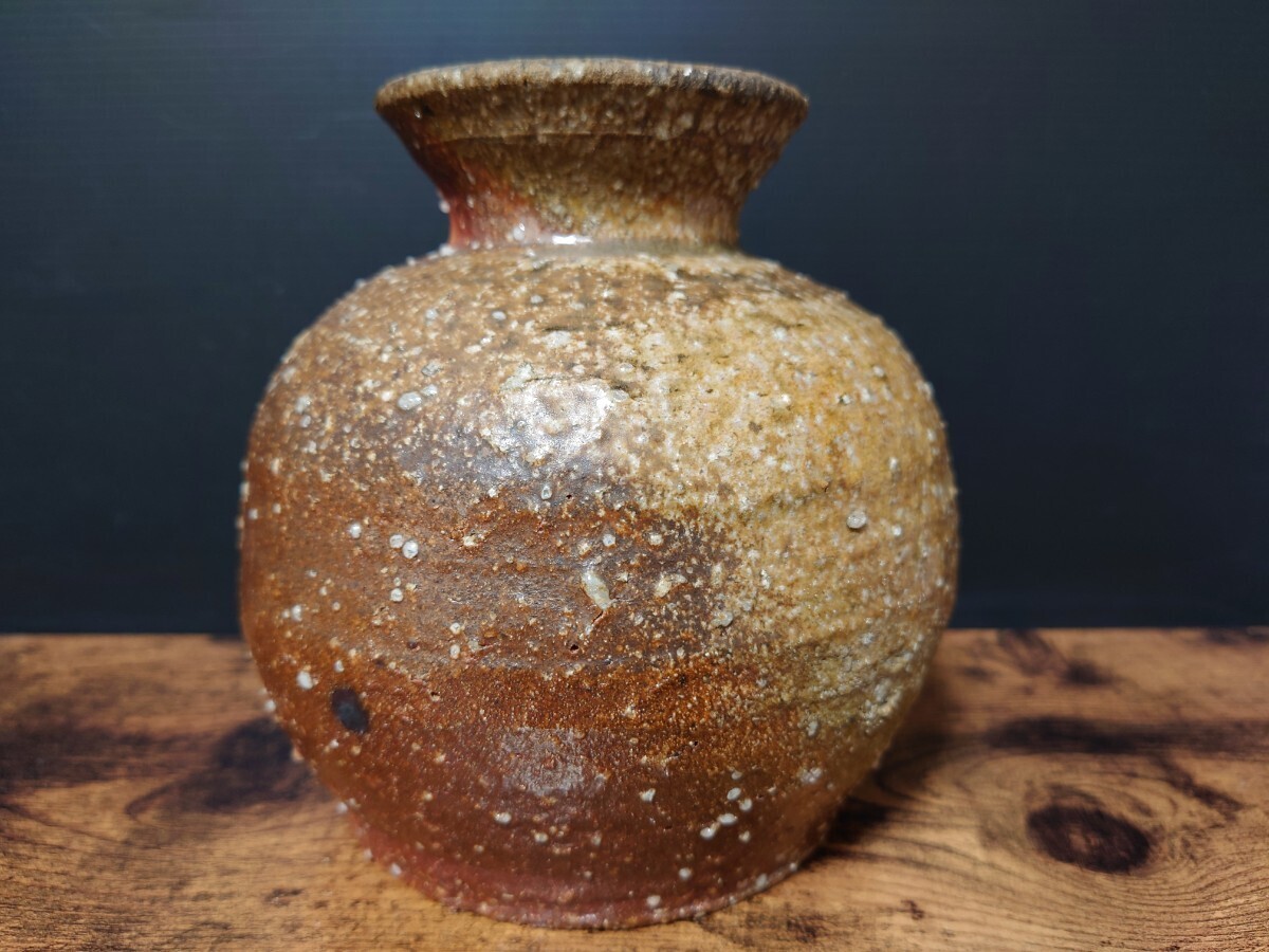 花瓶 信楽焼 花器 一輪挿し 壷 壺 陶器 三彩作 壺（地域ブランド 