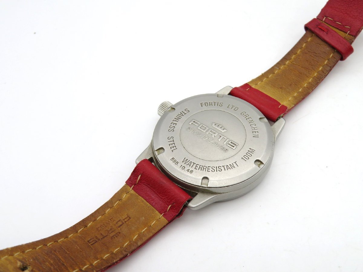 1円◆稼働◆ フォルティス グレー 自動巻き メンズ 腕時計 M98306_6