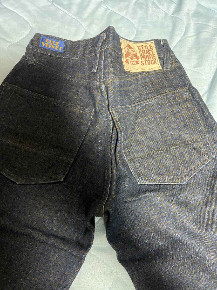 旧EVISU No.2デニム　エヴィスジーンズ　スタイルクラフト　最初期　30㌅ エヴィス 初期スタイルクラフトジーンズ 旧EVISU No.2デニム エヴィス