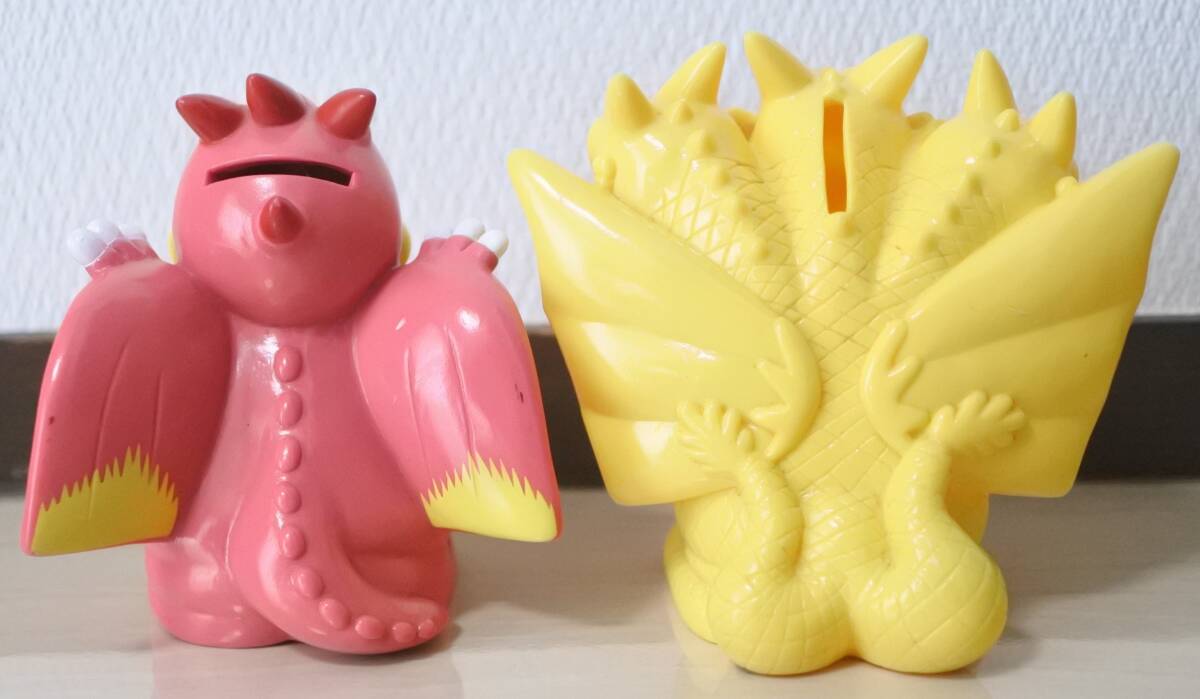 ゴジラ 貯金箱セット コインバンク キングギドラ デストロイア モスラ