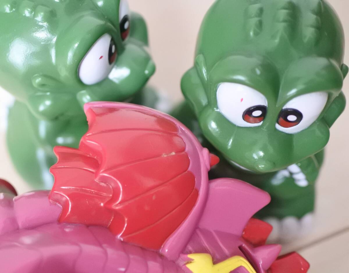 ゴジラソフビ貯金箱フィギュアセット レア】ゴジラ 貯金箱 ソフビ