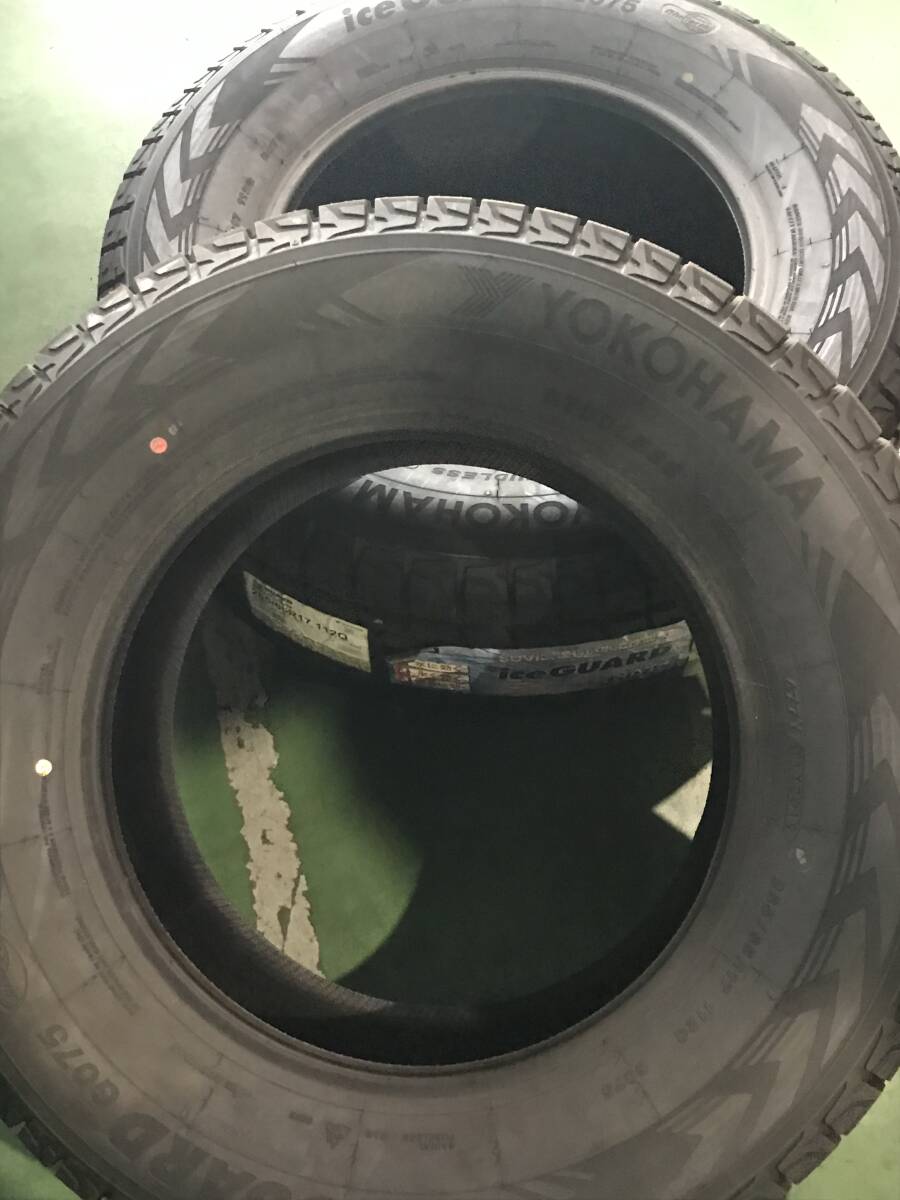 2406-62 ●2本セット！！ 265/65R17 G075 アイスガード SUV 2019年 ヨコハマ スタッドレス 在庫処分品 個人宅配送OK