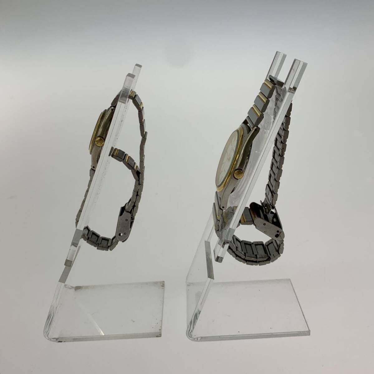 BUREN ビューレン DW-BU-217339・DW-BU-217340 2本まとめ売り 腕時計/ホワイト×シルバー×ゴールド_3