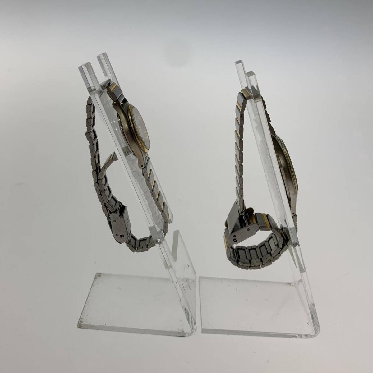 BUREN ビューレン DW-BU-217339・DW-BU-217340 2本まとめ売り 腕時計/ホワイト×シルバー×ゴールド_4