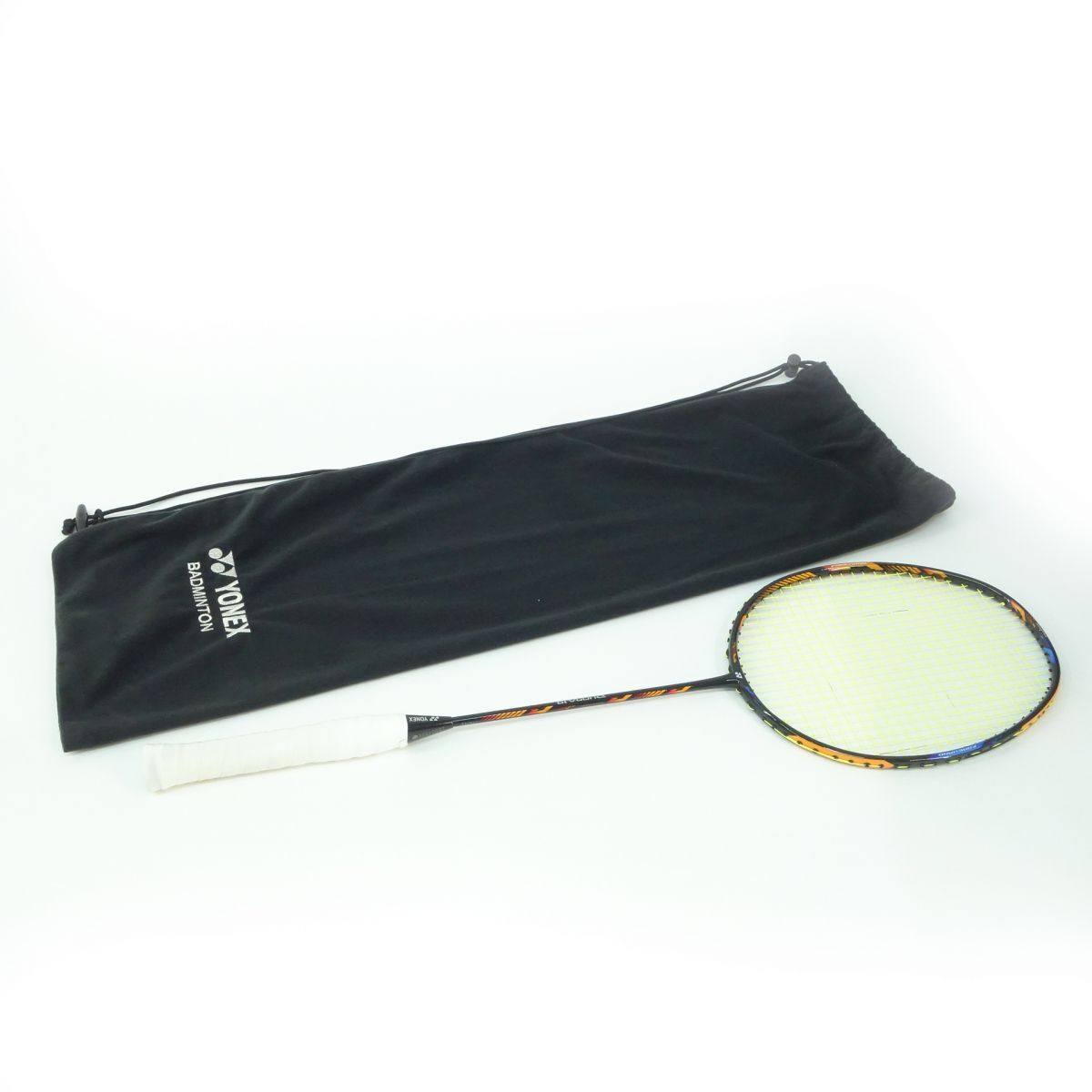 116 YONEX/ヨネックス DUORA10 ブルー オレンジ バドミントンラケット サイズ：3UG5 ※中古_1