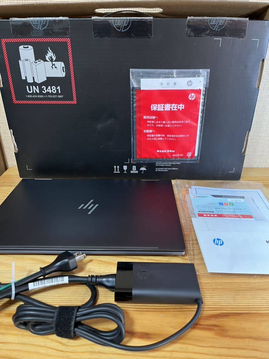 極美品★HP ENVY x360 13-ar0001AU/ Ryzen3/メモリ8GB SSD256GB タッチパネル キングソフトオフィス付き /e164_10
