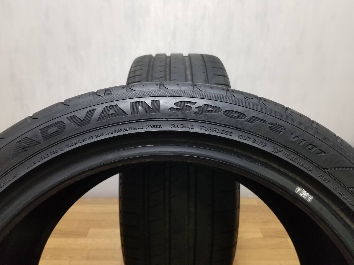 【2022年製】バリ溝 9分山程度 YOKOHAMA ADVAN Sport V107 245/40ZR18 2本セット ヨコハマ アドバン スポーツ MICHELIN BRIDGESTONE DUNLOP タイヤ、ホイール YOKOHAMA ADVAN Cars ぜったい飽き 205&frasl;60R16夏タイヤ