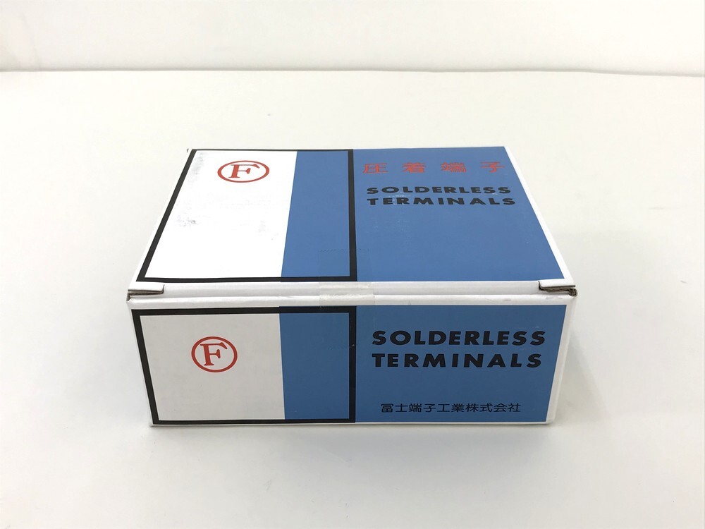 【同梱可】【80】未開封品 冨士端子工業 CB100-8 低圧開閉器用裸圧着端子 圧着端子 50個入り ※外箱ダメージ有