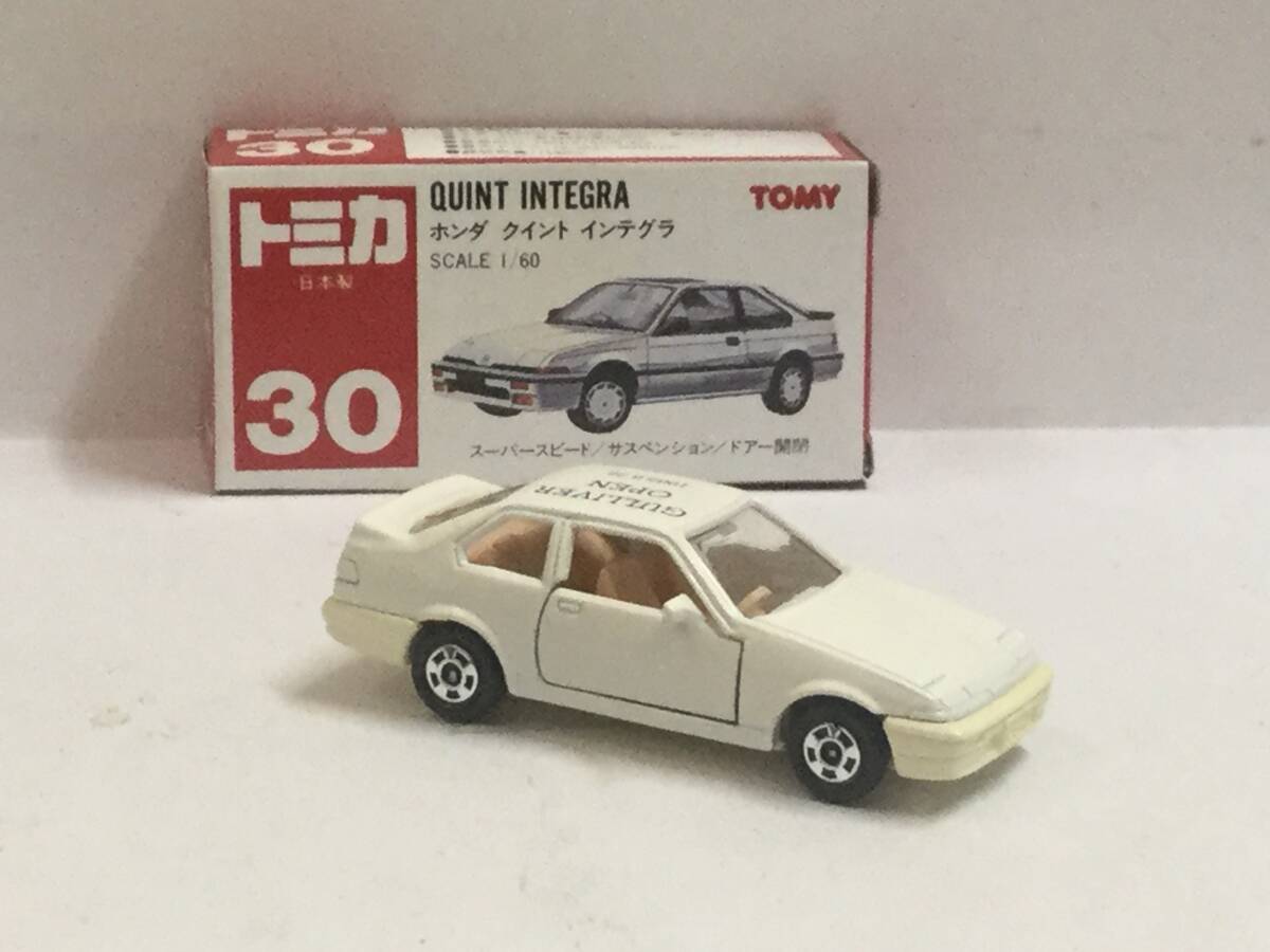 トミカ 赤箱 ガリバー特注 ホンダ クイント インテグラ 日本製(乗用車