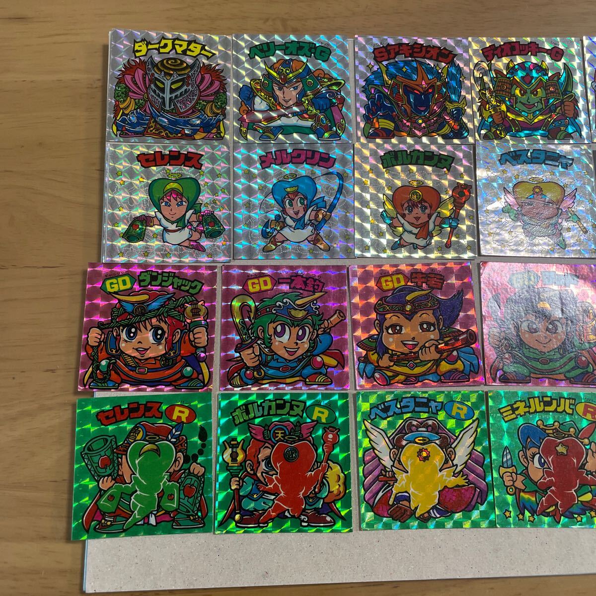 16.旧ビックリマン出品中！22弾 ヘッド24枚フルコンプセット送料無料 チョコ版 マイナーシール ロッテ 牛若 ピーター ダークマター _2