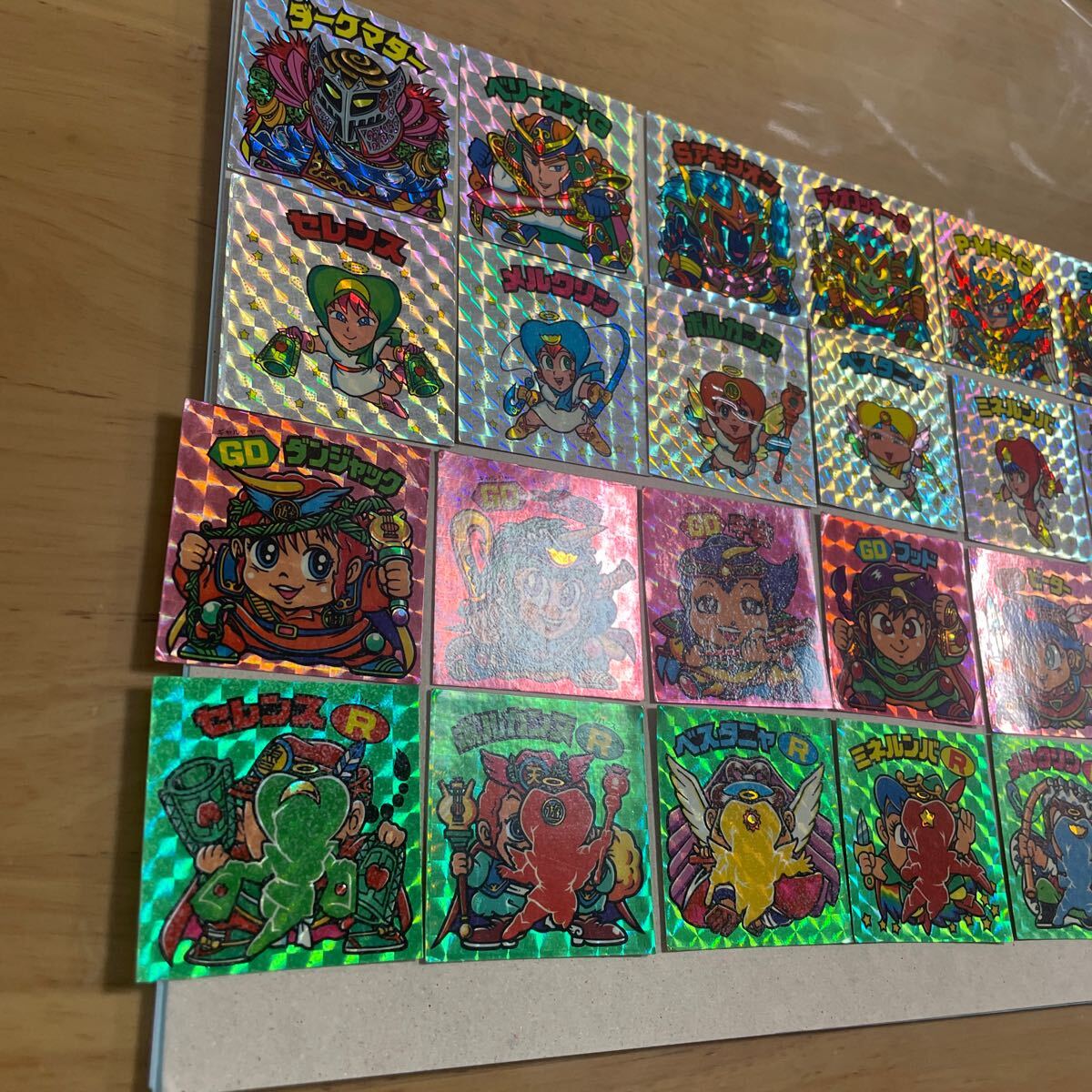 16.旧ビックリマン出品中！22弾 ヘッド24枚フルコンプセット送料無料 チョコ版 マイナーシール ロッテ 牛若 ピーター ダークマター _5