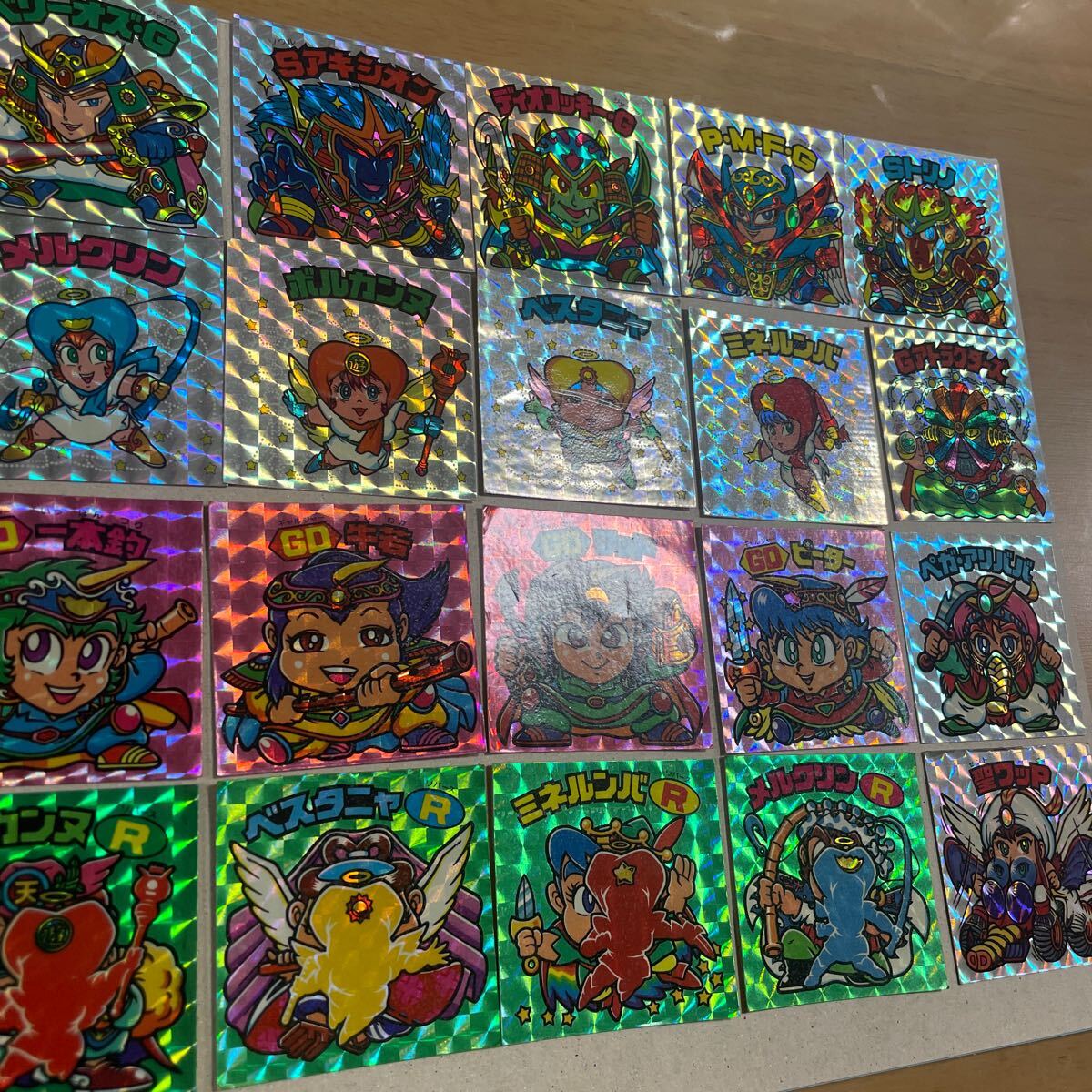 16.旧ビックリマン出品中！22弾 ヘッド24枚フルコンプセット送料無料 チョコ版 マイナーシール ロッテ 牛若 ピーター ダークマター _6