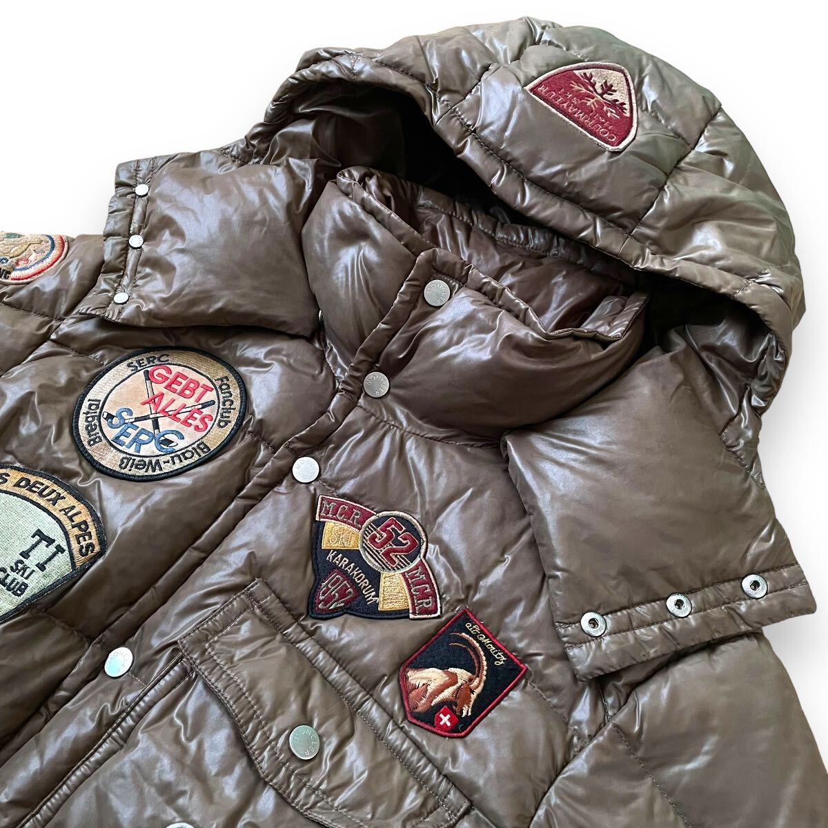 1円〜 美品/希少なXXL MONCLER モンクレール K2スペシャル フード付