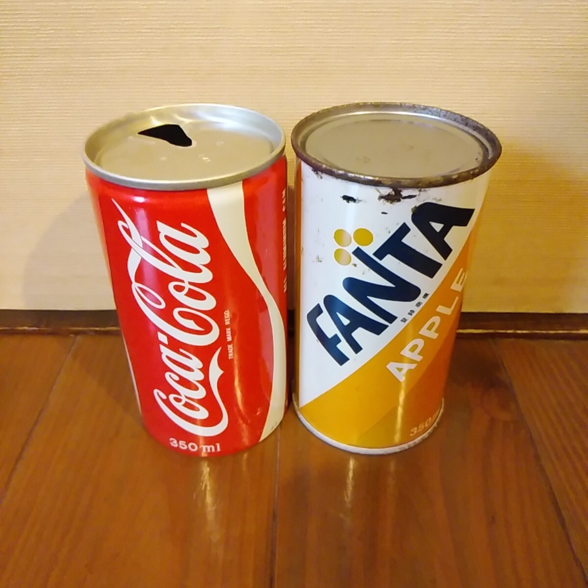 コカコーラ☆ファンタ☆アップル☆空き缶☆昭和レトロ☆レトロ☆空缶