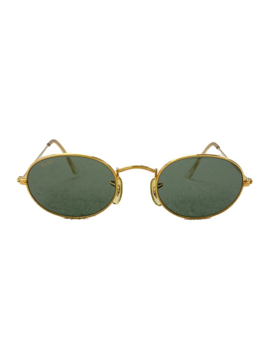 サングラス　男女兼用 Ray-Ban◇サングラス/オーバル/GLD/BLK/メンズ/W0976