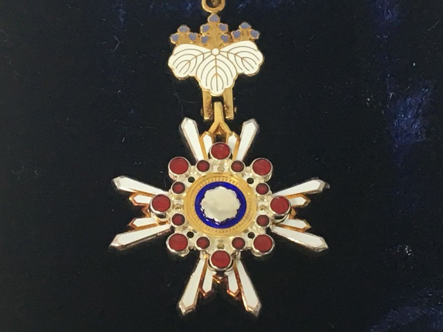 美品 瑞宝双光章 略小勲章 勲章 バッジ 徽章 造幣局 共箱付き(勲章