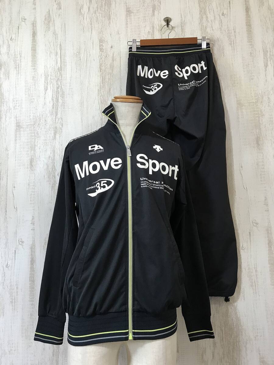 at473☆【Move Sport ジャージセットアップ】DESCENT デサント