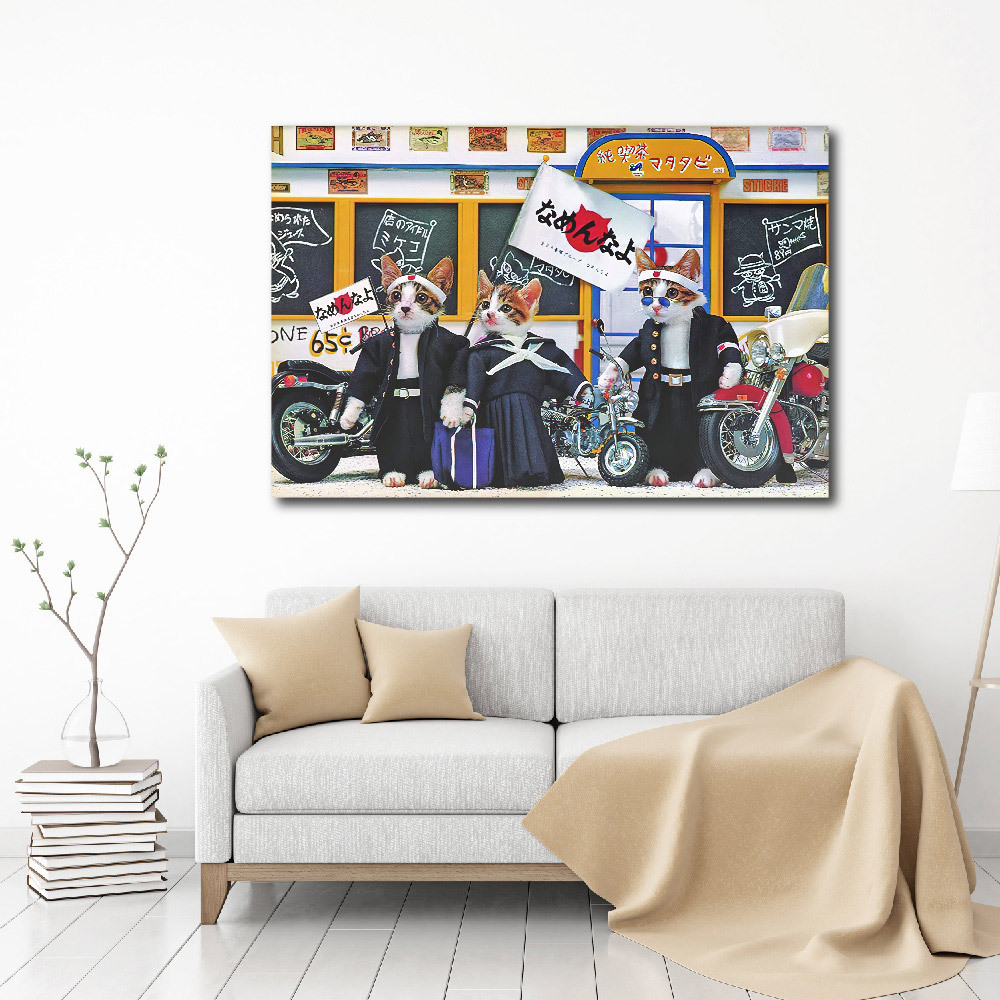 新品 なめ猫 壁紙 壁掛け タペストリー ポスター /211/ 映画 ポスター 壁飾り のれん 限定品 インテリア 雑貨_2