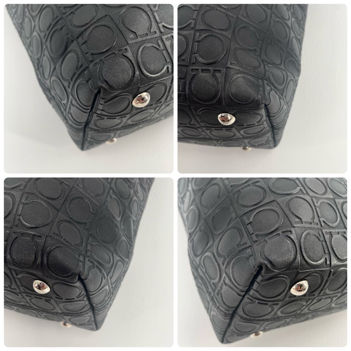 極美品 A4◎ Salvatore Ferragamo フェラガモ トートバッグ ビジネス 