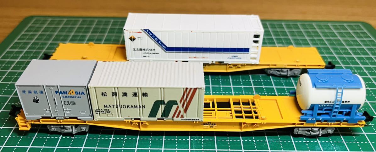 鉄道模型　Nゲージ　コキ35000ほか TOMIX コキ35000×2両 Nゲージ コンテナ車 貨車 鉄道模型 安価送料で
